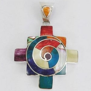 pendentif avec nacre abalone