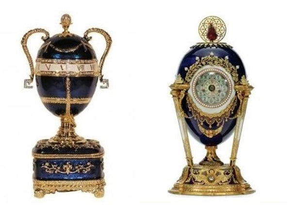 pendule oeuf de fabergé