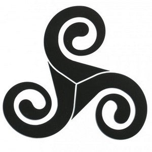 exemple de triskel symbole celte  utilisé pour fabrication de bijoux