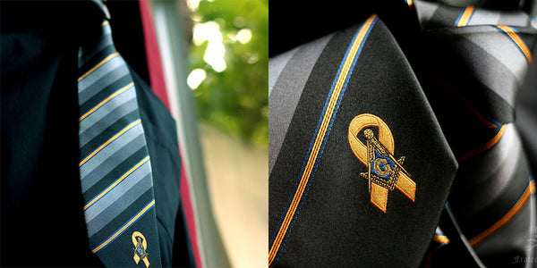 Support Our Troops Freemasons Necktie
