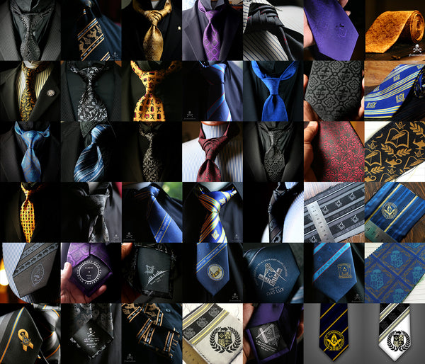 FraternalTies Custom Lodge neckties