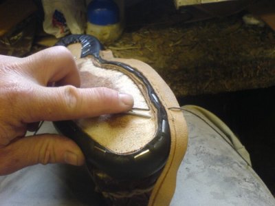 Hand Welting a Shoe