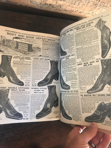 Early 1900s Sears and Roebuck Catalog Women's Shoe Section More Pages