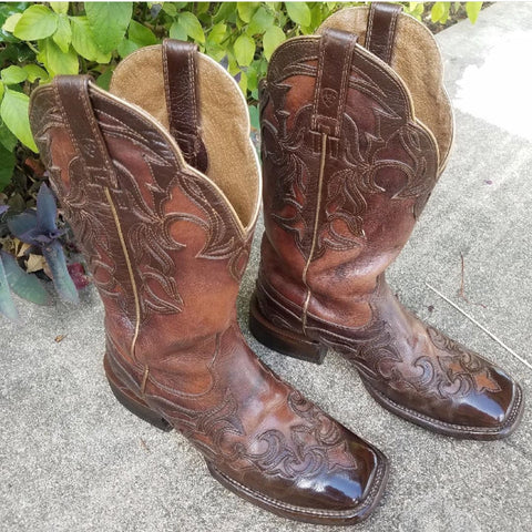 Texas Cowboy Boots Shined by Ricky D (@rickydandsonshoeshines)