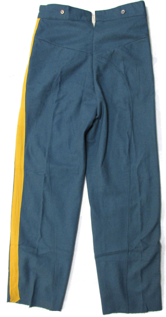 Details about   US Civil War CS Sky Blue Trouser with 1" inch Yellow/Red/Black/Navy Rank Stripe 