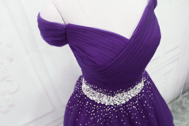 violet gown design