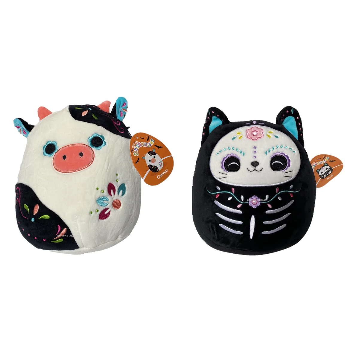 Halloween Squishmallow Set of 2 Day of the Dead 8