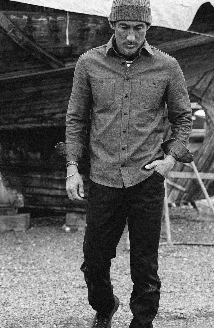 our guy hanging out in maine with the utility on