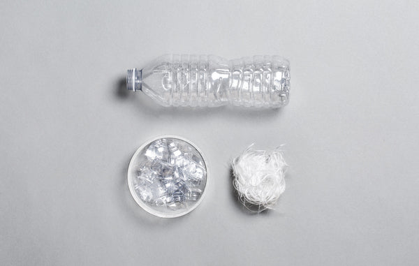 The plastic that goes into the making our Triblend fabric.