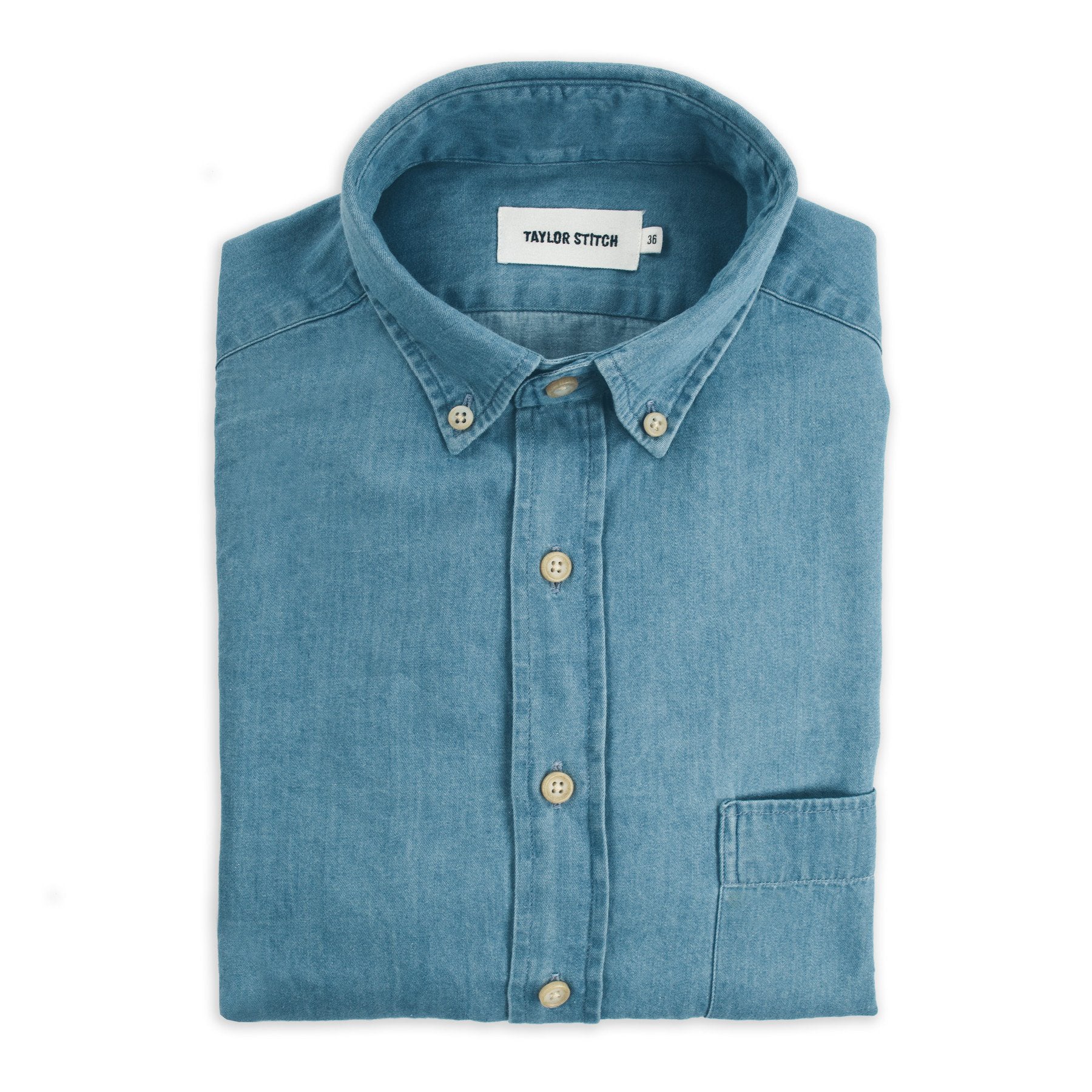 next mens denim shirt