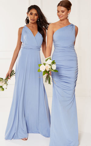 Exclusive Alexis Blue Multi Way Maxi Bridesmaid Dress