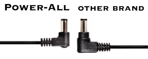 Lo-Pro Power-All Plug Comparison to standard plug