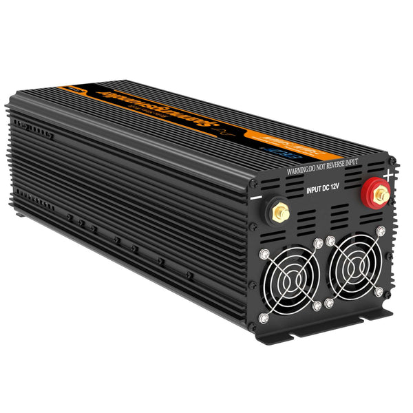 Giraffe Bezet prachtig EDECOA 2500W DC 12V/24V AC 220V 230V pure sine wave power inverter