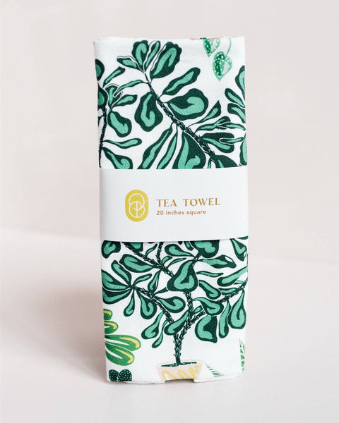 Houseplant Home Cotton Flour Sack Tea Towel