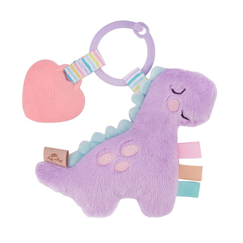 Lilac Dino Plush Teether