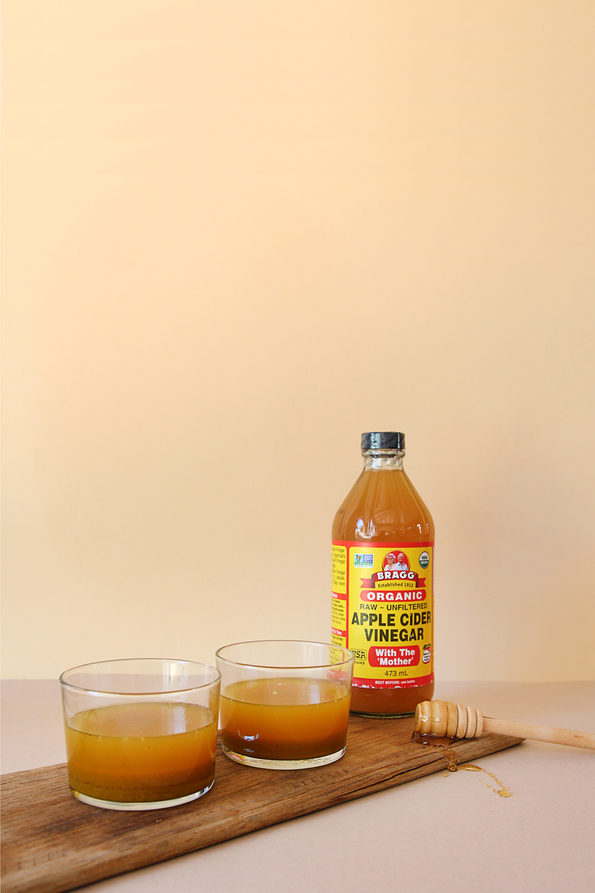 Golden Life Turmeric shot with honey and apple cider vinegar