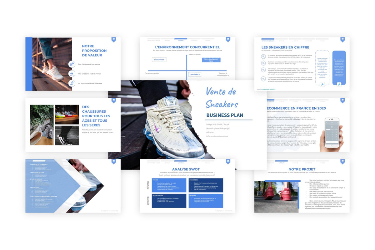 elleve tekst Melbourne Votre Business Plan Vente de Sneakers (35 pages) à télécharger