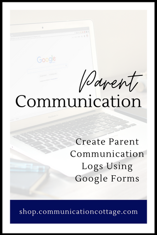 parent communication log 