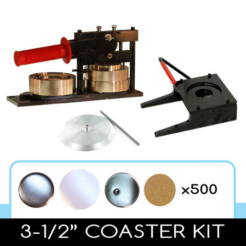 3.5" Button Maker and Coaster Kit 