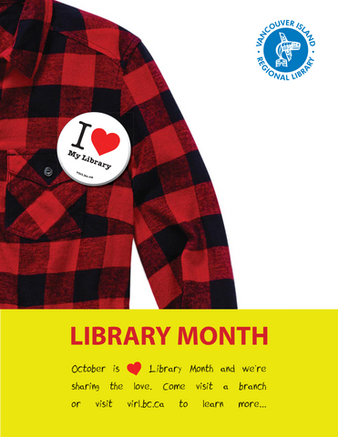 Vancourver Island Regional Library "I heart my library" Campaign