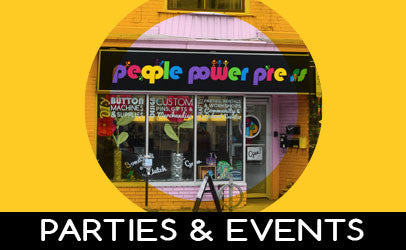 Button Making Parties and Event Services