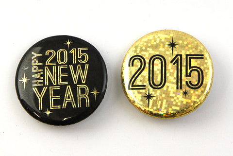 Custom Buttons for the New Year from People Power Press