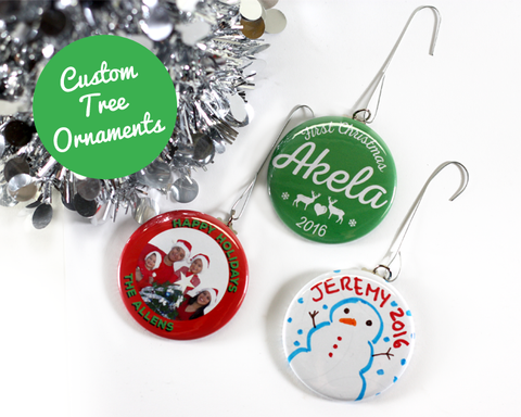 Custom Personalized Christmas Tree Ornaments