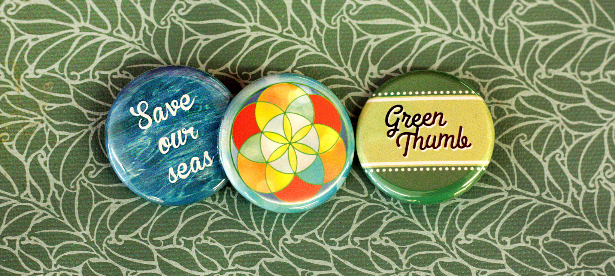 Pinback Button Accessories for Nature Enthusiast