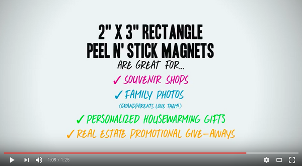 rectangle magnets for promotional giveaways and more!