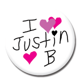 Justin Bieber fan button button workshop
