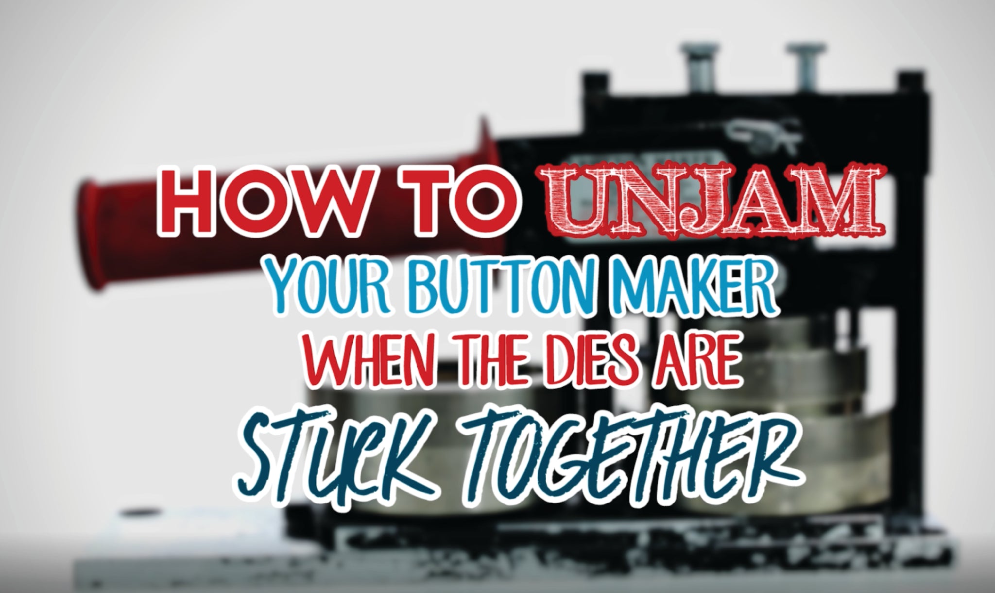 How to Unjam Your Button Maker, Button Guy Video, How-To Video, Button Making Parts & Supplies by People Power Press, 