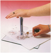 circle cutter for button making