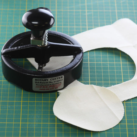 Rotary Fabric Cutter for Button Making