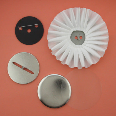 prong back button parts, rosette