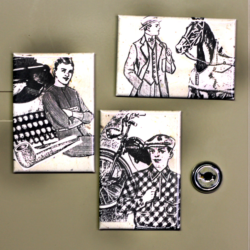 Hand Made Fridge Magnet Inspiration DIY Collage