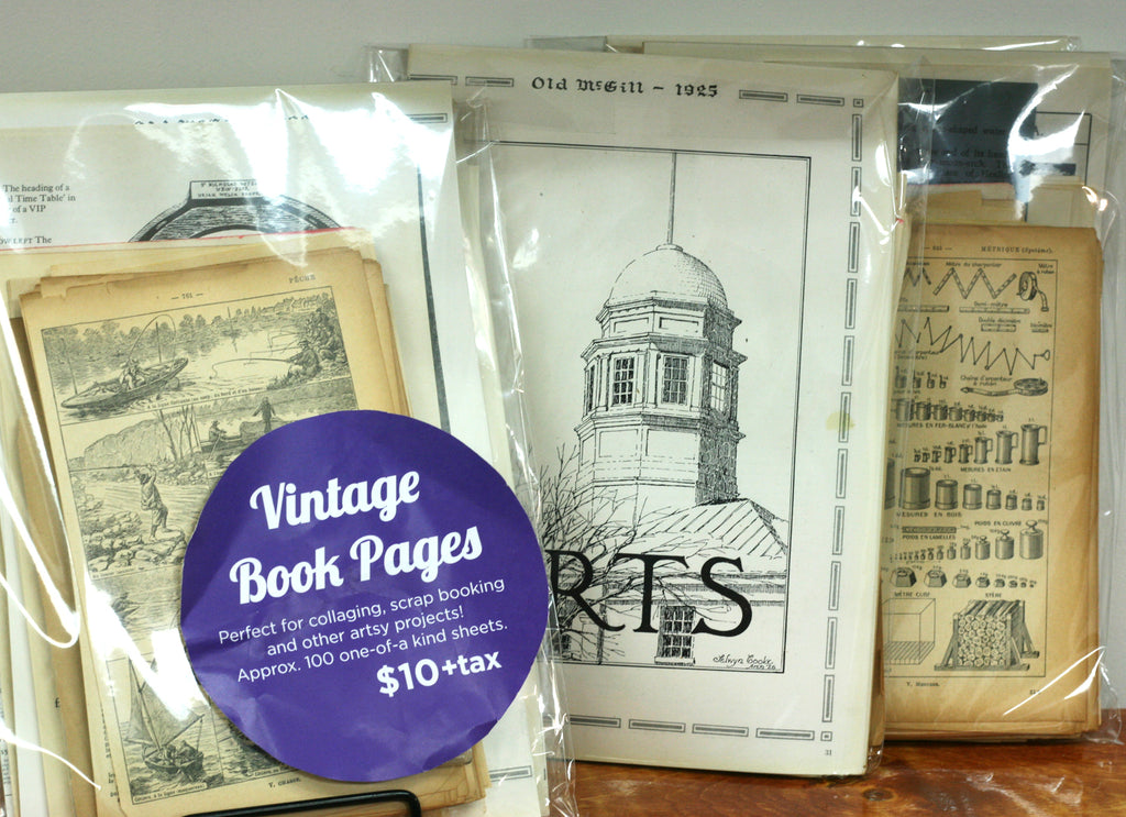 craft ideas with vintage books
