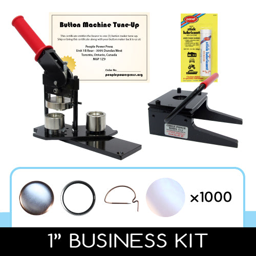 1 Button Maker Kit For Do It Yourself Button Making People Power Press For Custom Buttons Button Makers Button Machines And Button Pin Parts