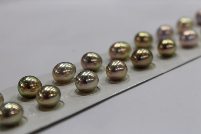 metallic freshwater Pearls