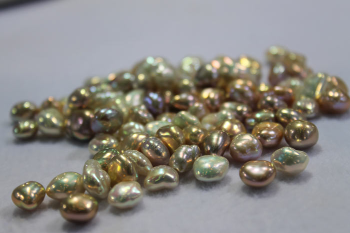freshwater free form baroque pearls