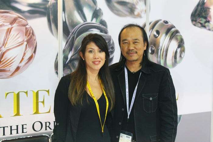 another image with the founder of Galatea pearls, Chi