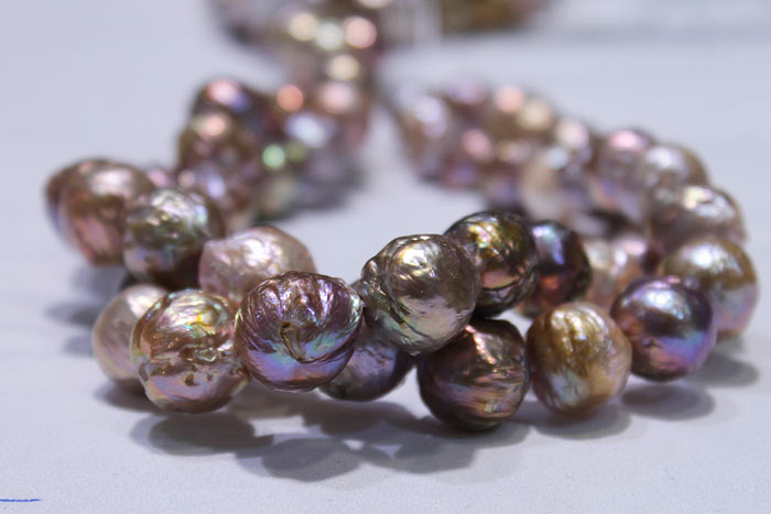 stunning pearls in dark colors