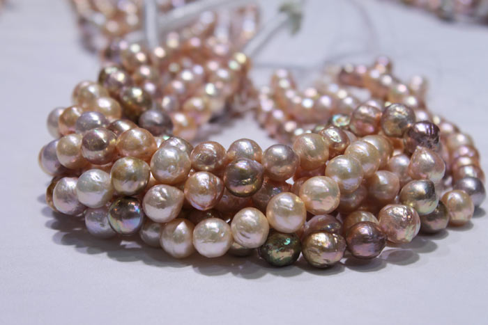 closer view of the pearls