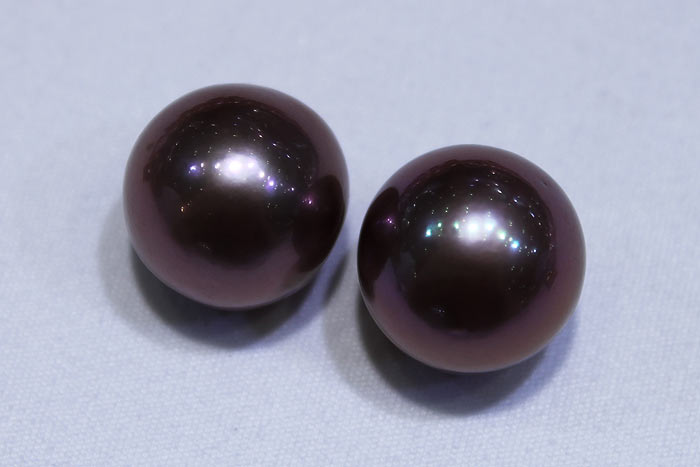 matched pair of purple Edisons