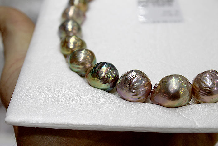 stunning freshwater ripple pearls without treatment