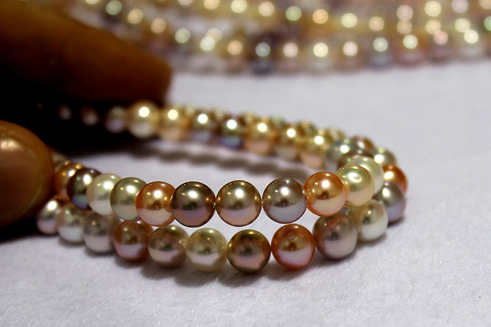 beautiful metallic pearls