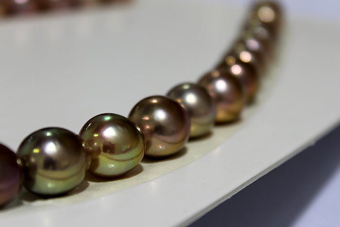 bead nucleated Edison pearls