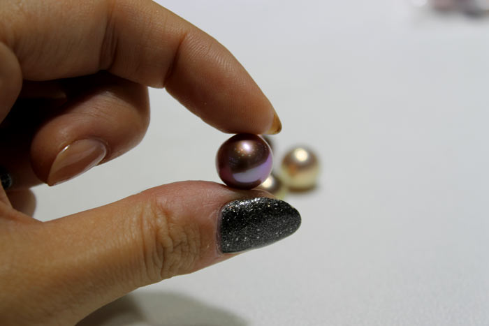 dark purple Edison pearl