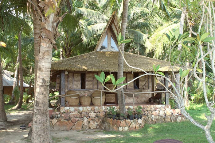 beach-front cabin