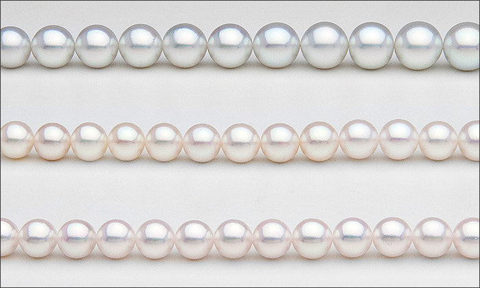 Comparison of Akoya pearl necklace, Freshwater pearl necklace and South Sea pearl necklace