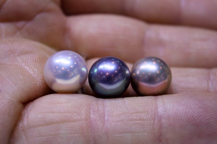 stunning metallic edison pearls
